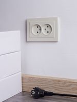 BRITE Розетка 2-местная без заземления с защитными шторками 10А в сборе РСш12-2-БрКр бежевый IEK