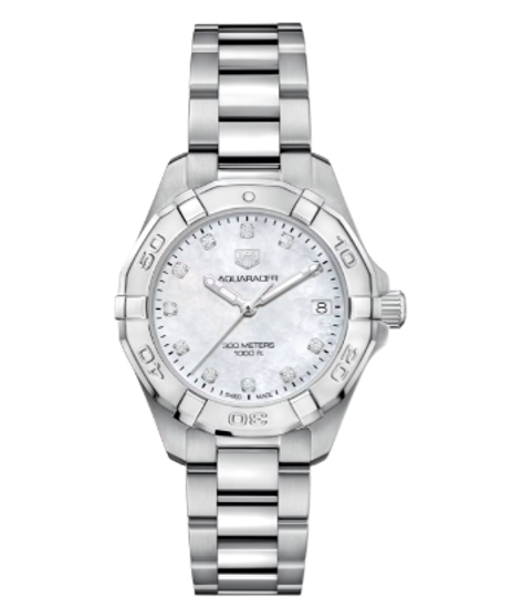 TAG Heuer WBD1314.BA0740 женские швейцарские часы AQUARACER с бриллиантами