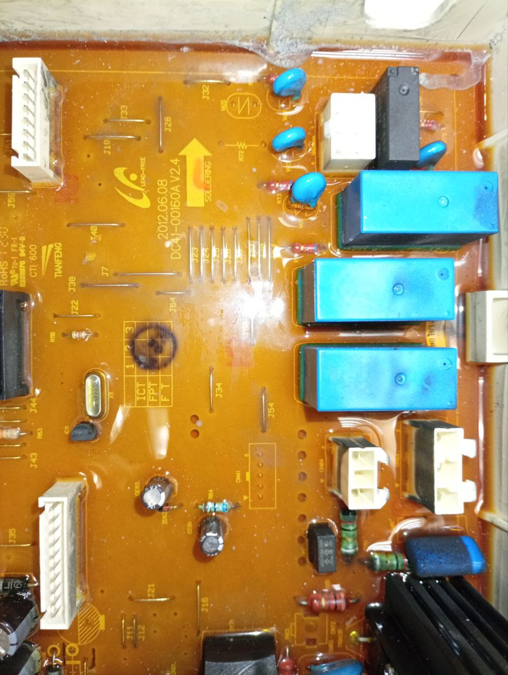 WF602W0BCWQ/LP кт23 Электронный модуль для стиральных машин Samsung DC92-01113C б/у