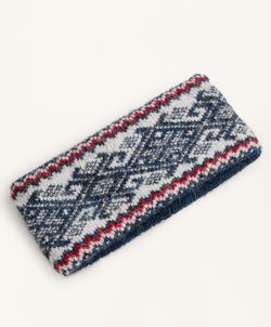 Oysho Жаккардовая повязка на голову, военно-морской