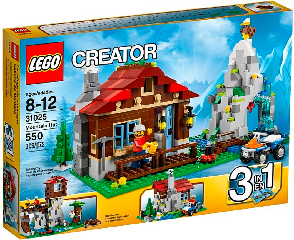 LEGO Creator: Домик в горах 31025 — Mountain Hut — Лего Креатор Создатель