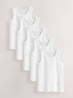 Майка для мальчика Next N59-402, 5 шт., Белый