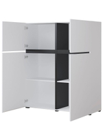 Комод высокий Лайн 4дв Н1390х1194х400