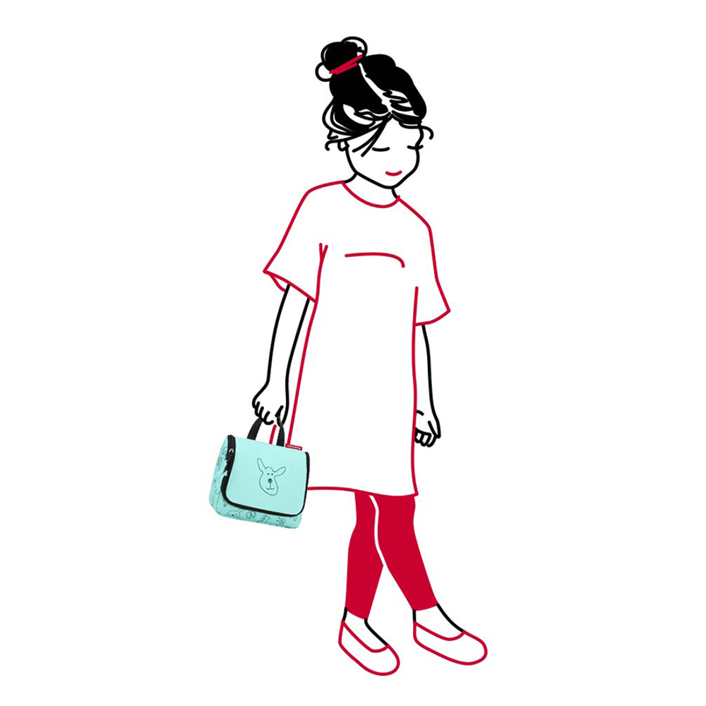 Органайзер детский Toiletbag S cats and dogs mint Reisenthel