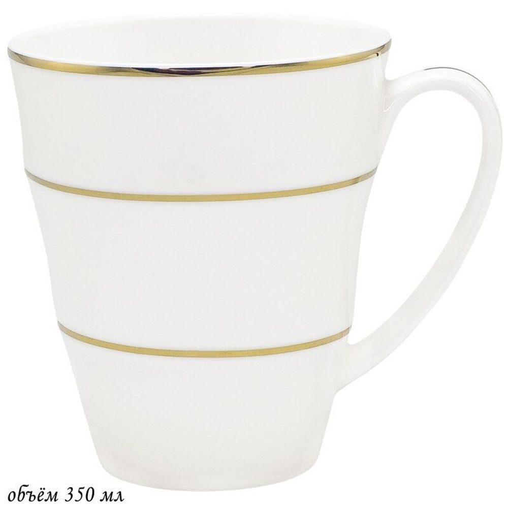 Lenardi 145-039 Кружка 350 мл в под.уп.(х36)Костяной фарфор