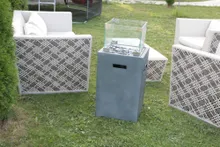 Уличный газовый камин Clifton Square Grey