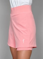 Шорты для девочек Girl's Performance Court Shorts - 2 in 1 With Ball Pockets (Soft Pink/White, 222J303821)
