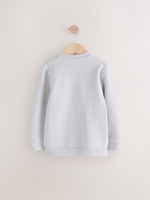 Бомбер на молнии для мальчика Next E43-864, Свтело-серый