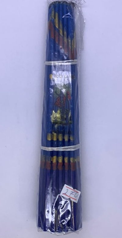 Свечи Иерусалимские цветные парафиновые