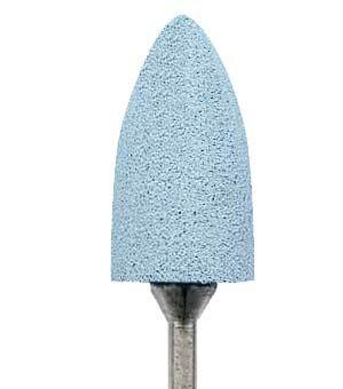 EDENTA 0646HP-100 Полир для пластмасс Acrylic Polisher HP 104, d 11 мм, цвет светло-голубой, форма пламя