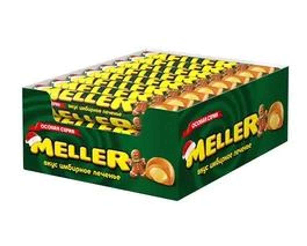 Меллер Имбирное печенье 38г/24