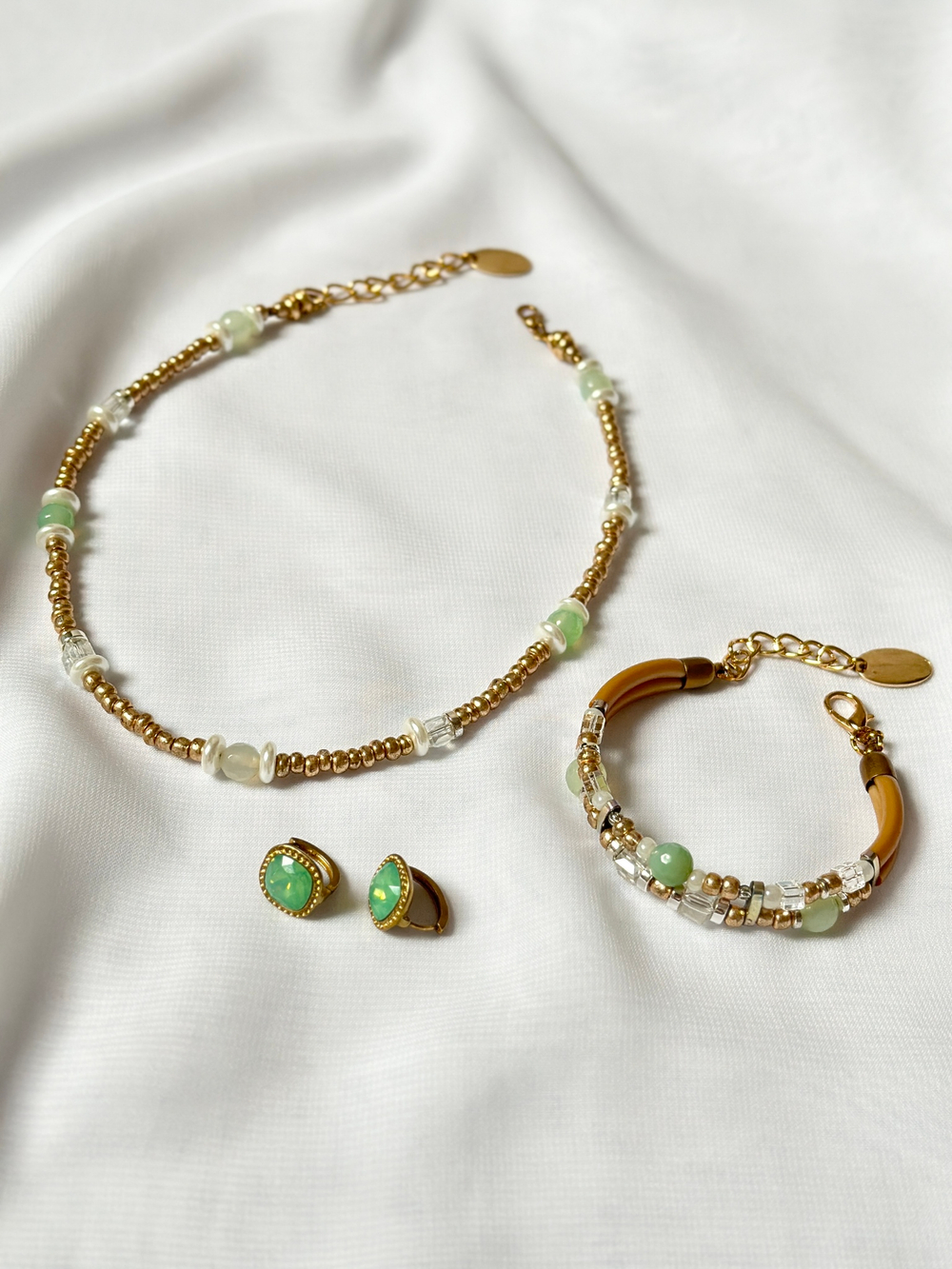 Mosaic G Агат Колье арт.1350