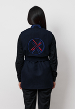 Жилет шерстяной OYU TOLQYN DARK BLUE