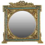 Зеркало настольное, под старину 17x2x18см