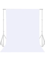 Фон бумажный Raylab 008 Arctic White белый 2х6м