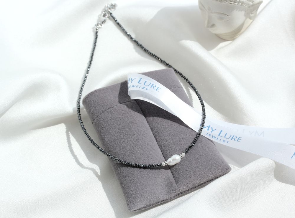 Чокер из марказита One Pearls