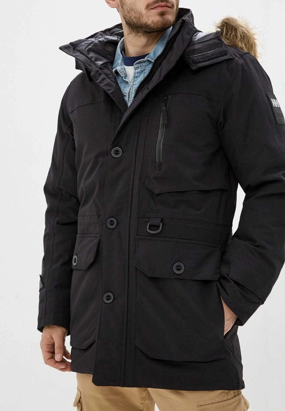 53322-991 Муж. пуховик Helly Hansen LONGYEAR || PARKA