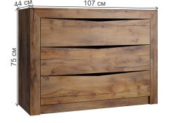 Комод Саманта таксония шоколадная