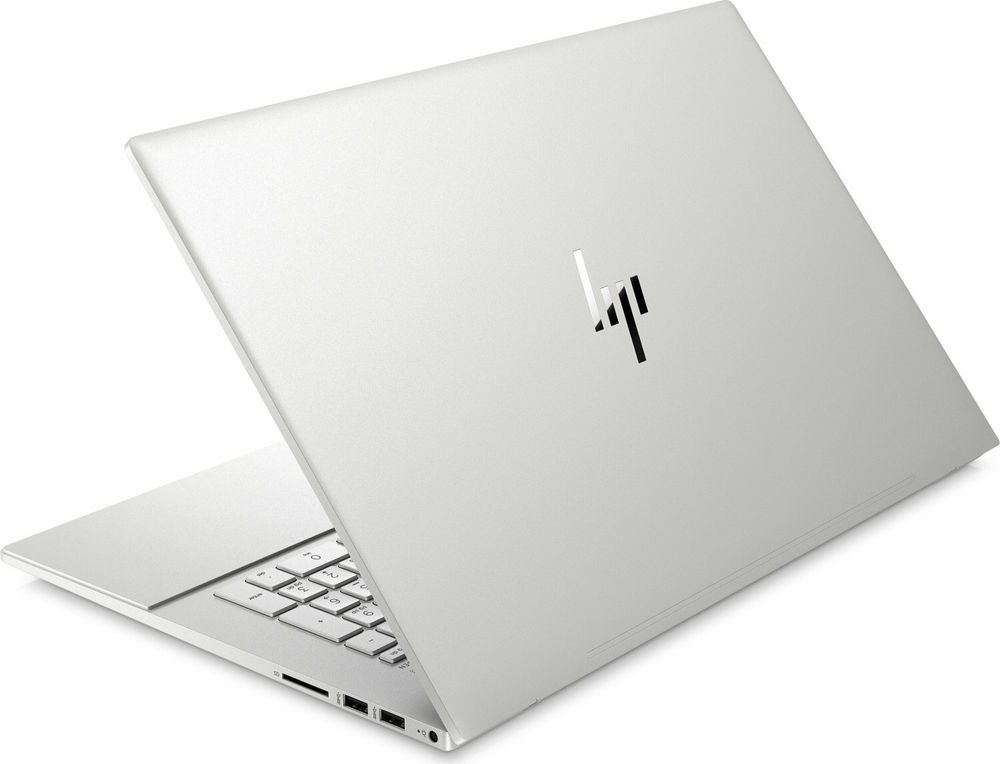 Ноутбук HP Envy 17-cg1075 , 17.3&amp;quot; (1920x1080) IPS сенсорный/Intel Core i7-1165G7/16ГБ DDR4/1ТБ HDD+256ГБ SSD/NVIDIA GeForce MX450 2ГБ/Windows 11 Home/Английская клавиатура, серебристый [50U28UA#ABA]