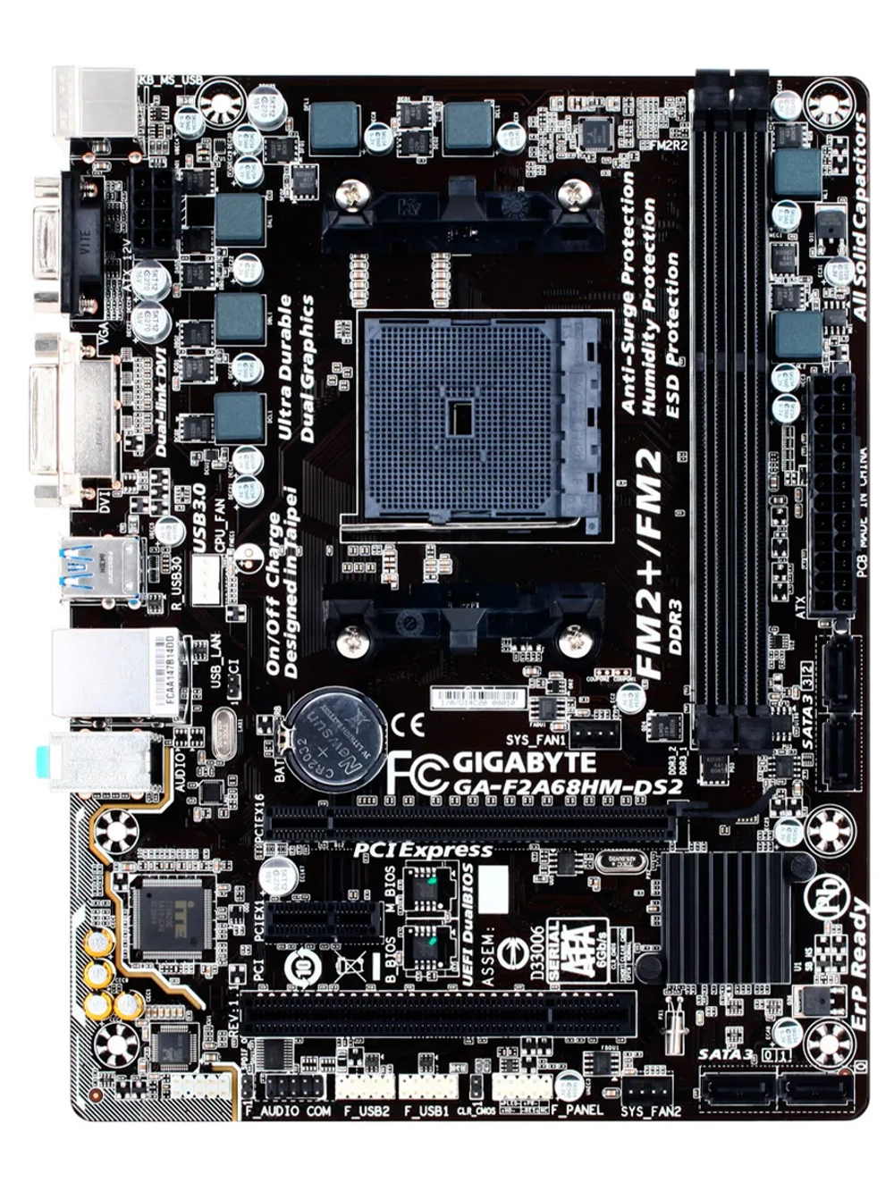 Материнская плата с процессором GA-F2A68HM-DS2 FM2+
