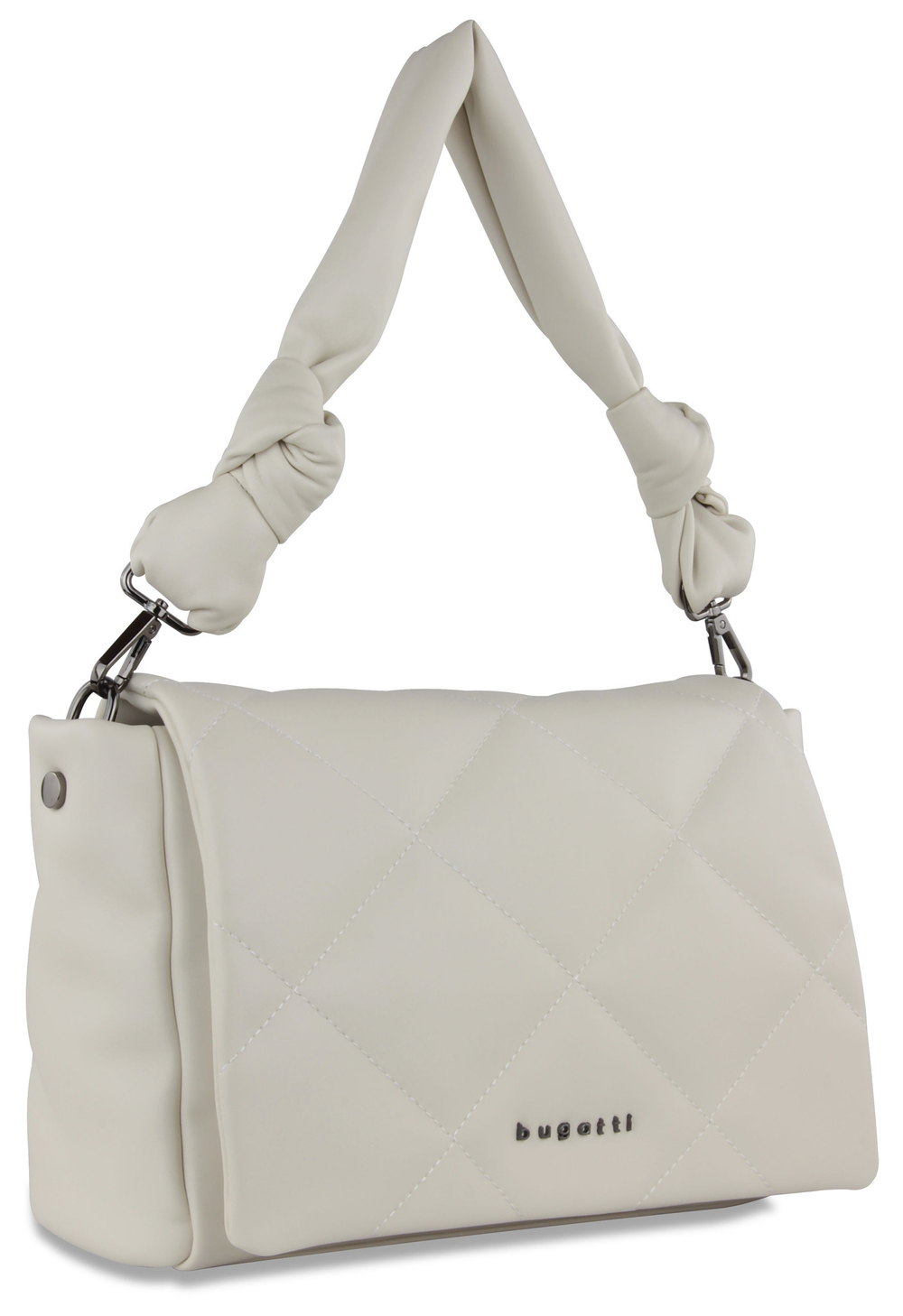 Фото сумка наплечная женская BUGATTI Cara белая полиуретан с гарантией
