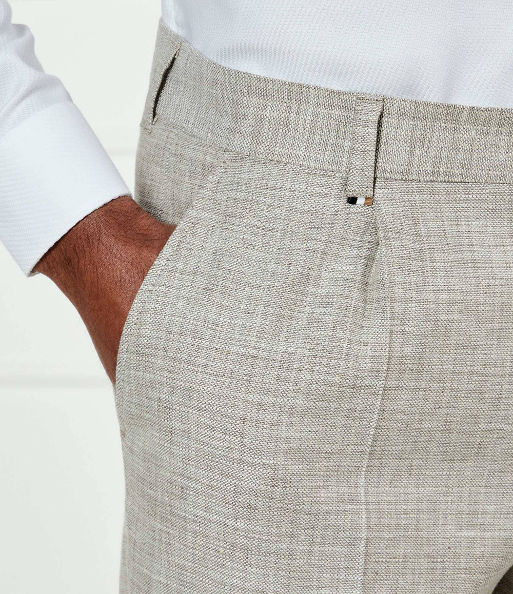 Брюки C-Perin-PL-25 BOSS BLACK - бежевый(50540725)