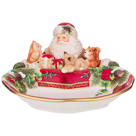 БЛЮДО LEFARD "ДЕД МОРОЗ" ГЛУБОКОЕ 31*30*16,5 СМ (КОР=4ШТ.)