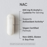 Sports Research, NAC, N-ацетилцистеин, 600 мг, 90 растительных капсул