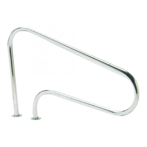 Поручень для римской лестницы дл. 1250мм + фланцы, AISI-316