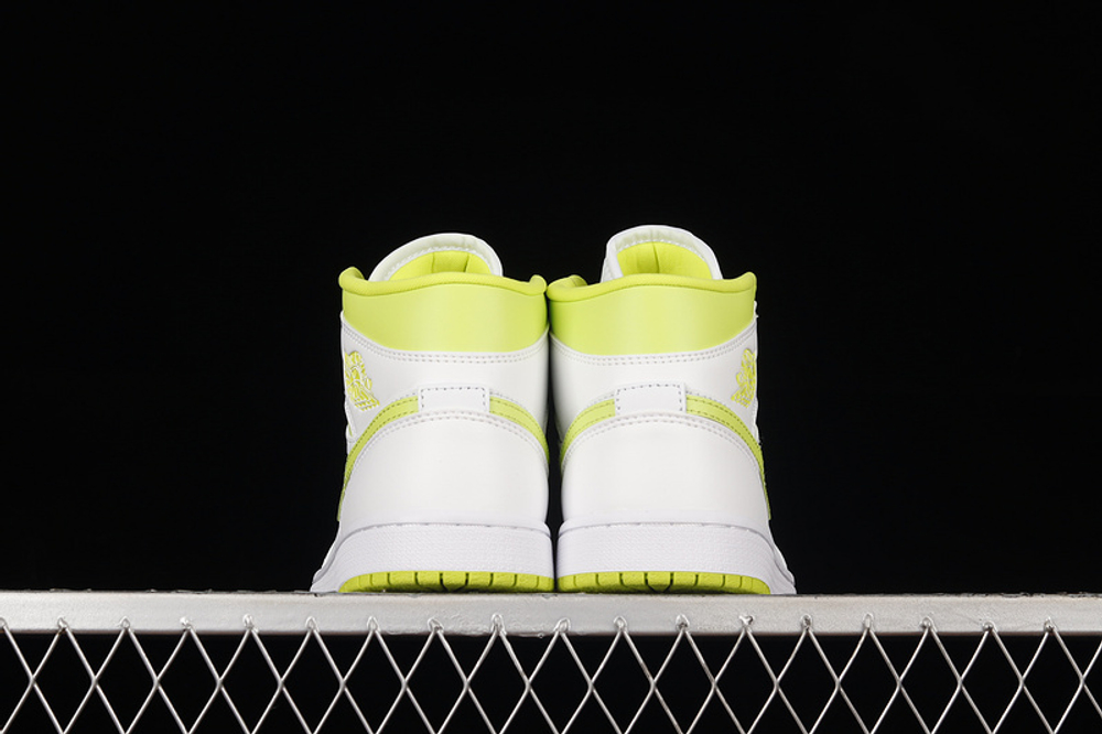 Jordan 1 Mid White Lime