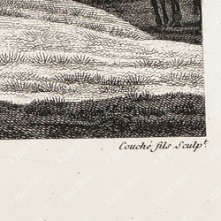 Свебах Ж., Куше Ф. Встреча двух императоров на плоту, 25 июня 1807 года. Офорт. 1826