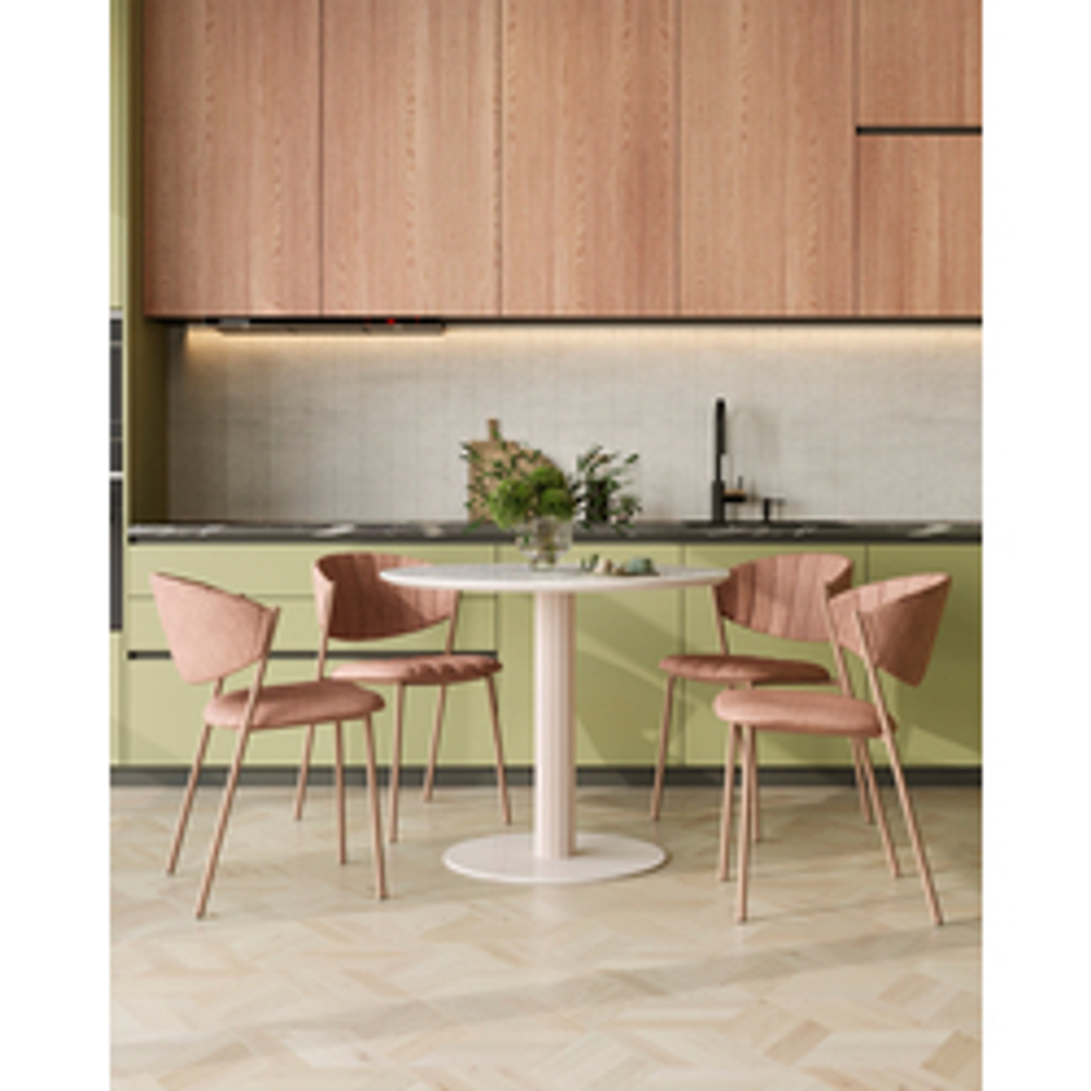 Стол обеденный Stem D90 терраццо