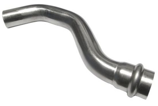 Обвод пресс Valtec 22х22 мм раструб-труба (пресс-фитинги из нерж. стали серии VTi.970.I)