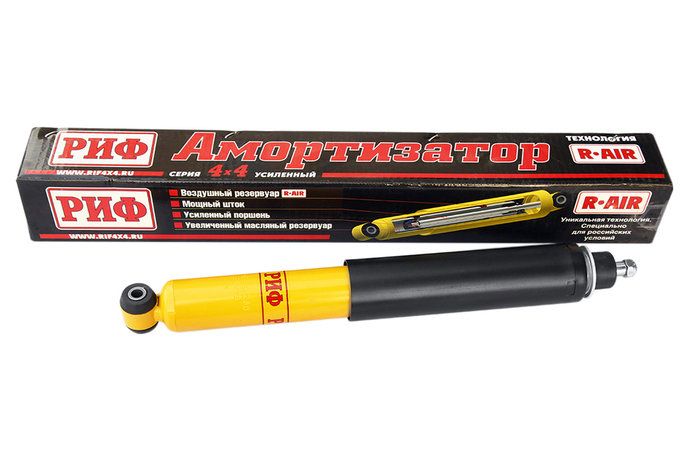 Амортизатор задний Ssang Yong Rexton XVT усиленный штатный и лифт 0-30 мм (уценка) РИФ