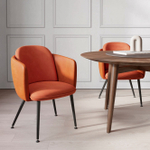 Стул с подлокотниками Phoenix (Феникс), ткань комбинированная с экокожей