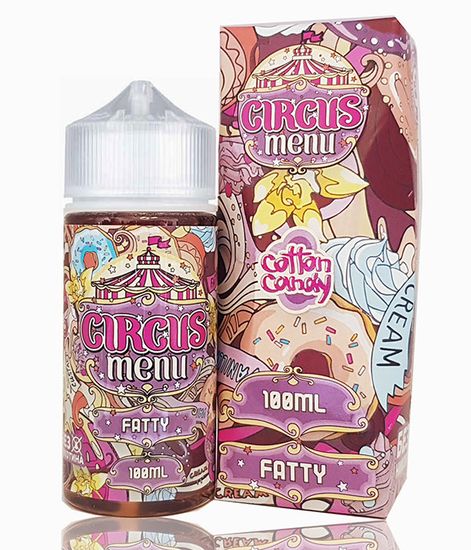 Жидкость Cotton Candy CIRCUS MENU (100 мл, 0 мг) Fatty