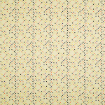 Плательно-блузочный шёлковый жаккард жёлтого цвета в горох