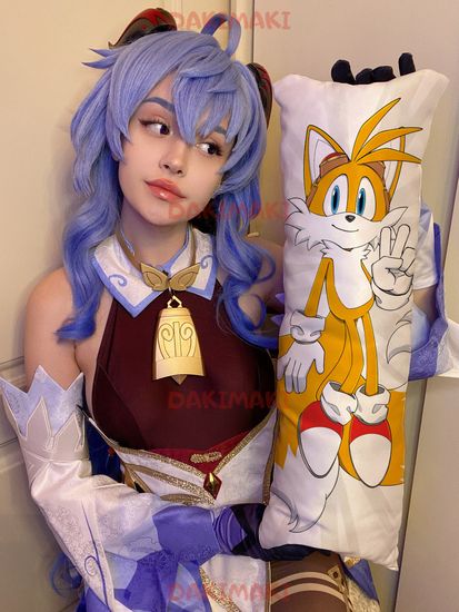 Мини дакимакура Соник и Тейлз арт. M1201, 60х20 см