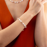 Браслет Coeur de Lion White-Rose Gold 3018/30-1425