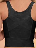 Полуграция Корректор осанки с передней застежкой Lora черный Tonus Elast