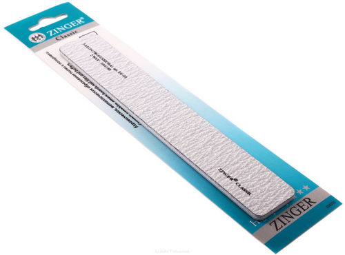 Zinger Пилка для ногтей CLASSIC EG-03 100/180 (широкая серая)