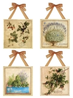 Панно на стену для интерьера 4 шт