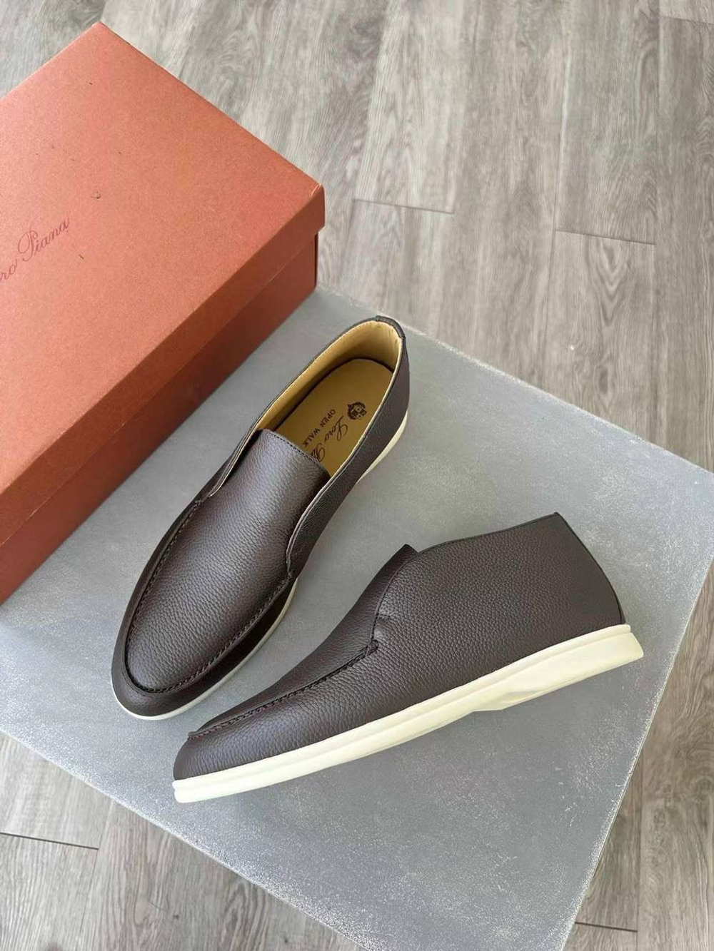 Высокие лоферы Loro Piana