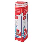 Стержень гелевый BRAUBERG 130 мм, СИНИЙ, узел 0,5 мм, линия письма 0,35 мм, 170166