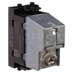 Розетка TV проходная модульная, "Avanti", "Черный квадрат", 1 модуль