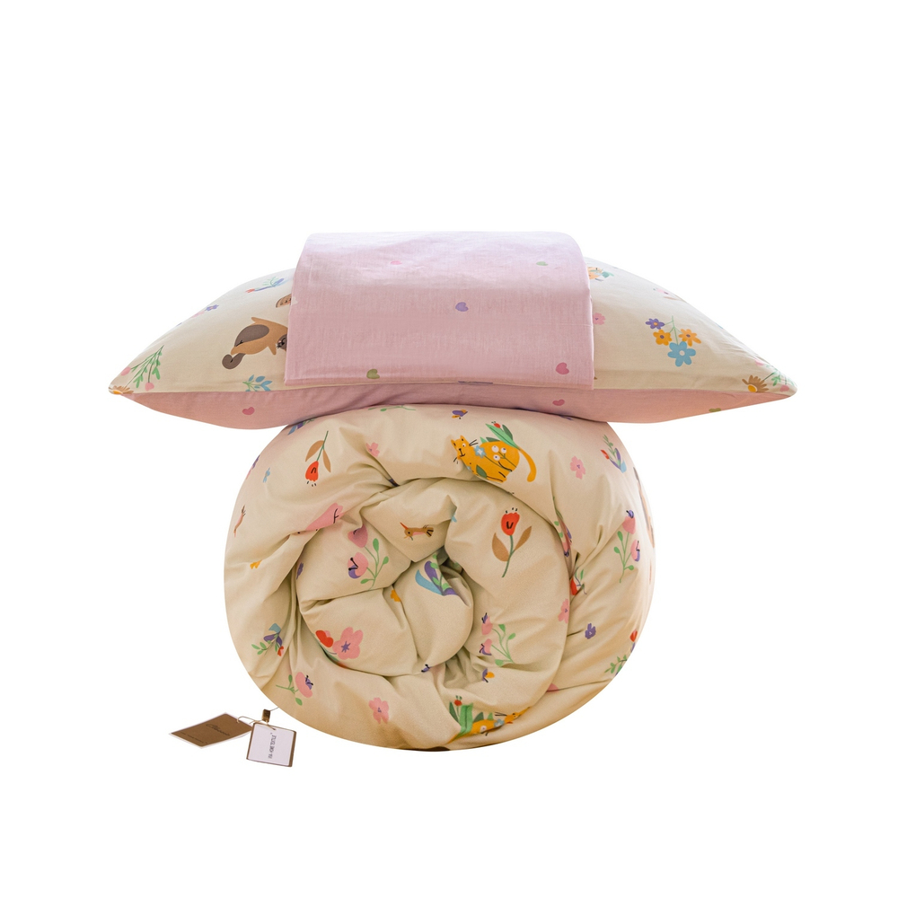 Комплект постельного белья на резинке Сатин Люкс KIDS 100% хлопок CDKR085