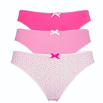 Набор из 3 трусиков-слип Olivia розовых оттенков (Размер: S) (Цвет: розовый)