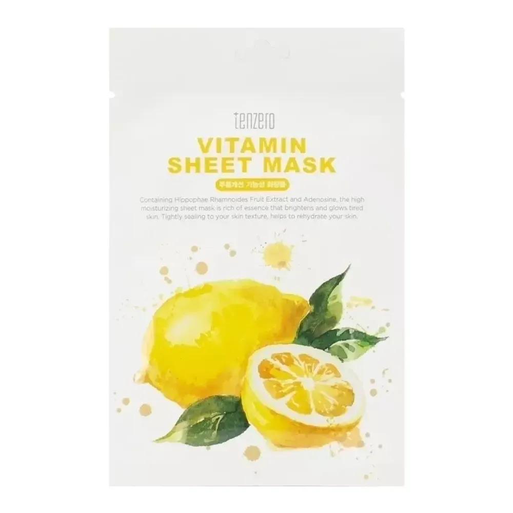 Тканевая маска с витаминами TENZERO Vitamin Sheet Mask