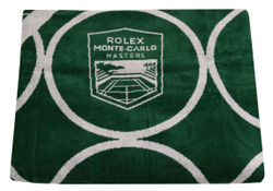 Полотенце теннисноеMonte-Carlo Rolex Masters Jacquard - зеленый