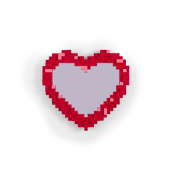 Зеркало/Зеркало Pixel Heart 17055